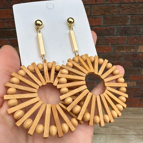 Anthropologie Full Windmill Earrings - Picture 5 of 7